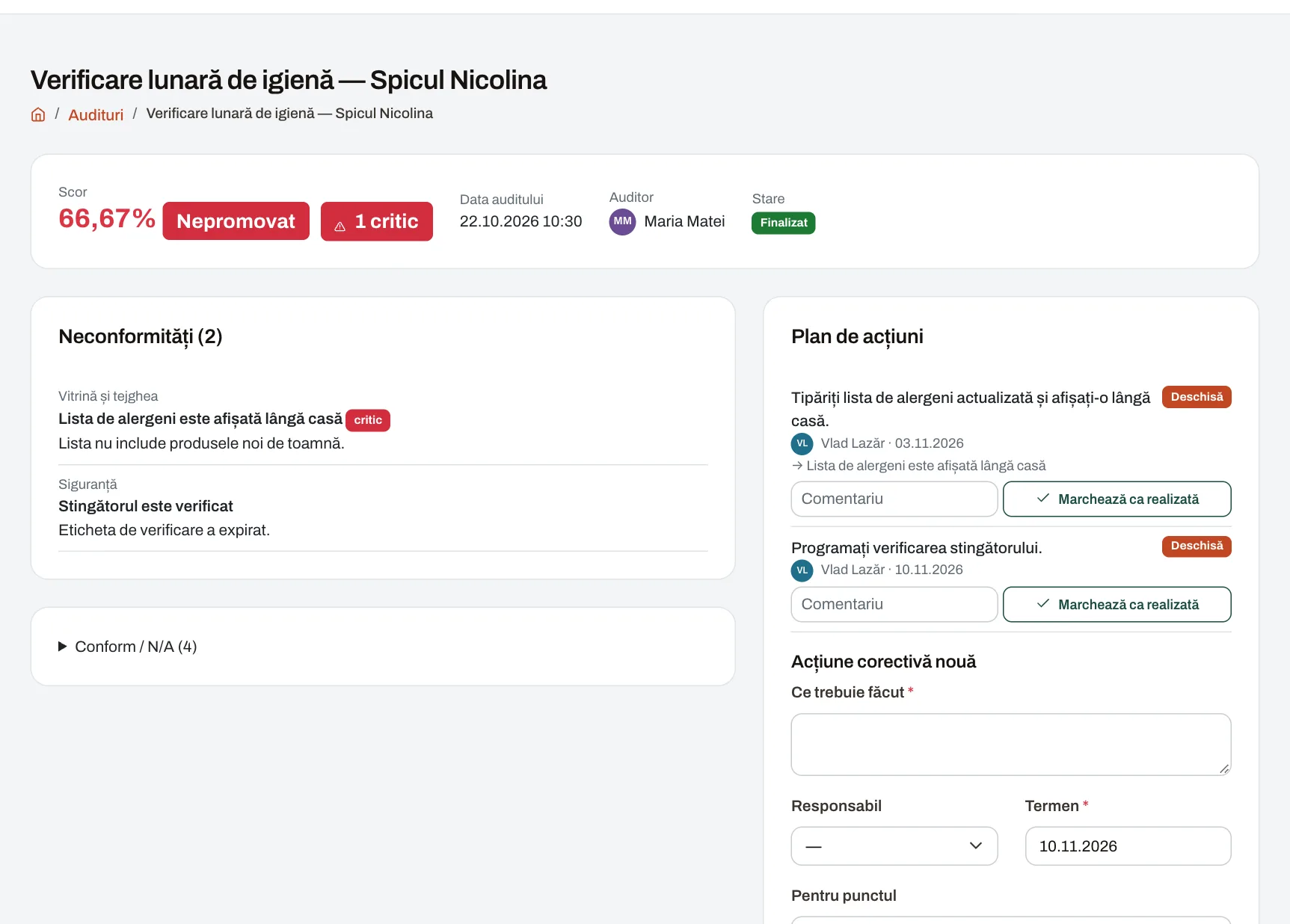 Ce se întâmplă când o covrigărie nu trece verificarea de igienă?